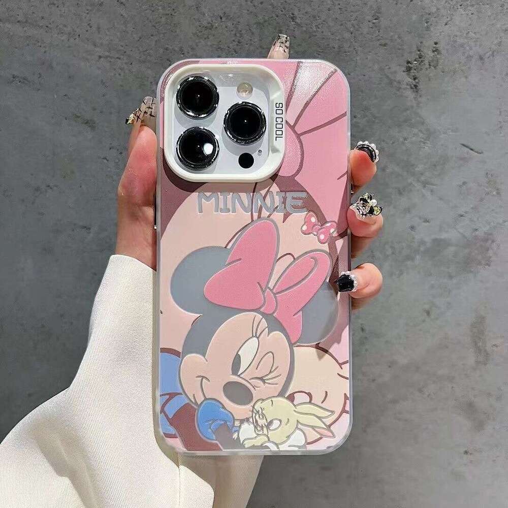 Cute Mickey Minnie Compatible with Apple 17 Pro Max New Phone Case iPhone 16 Creative 15 Couple 14 13 S260128