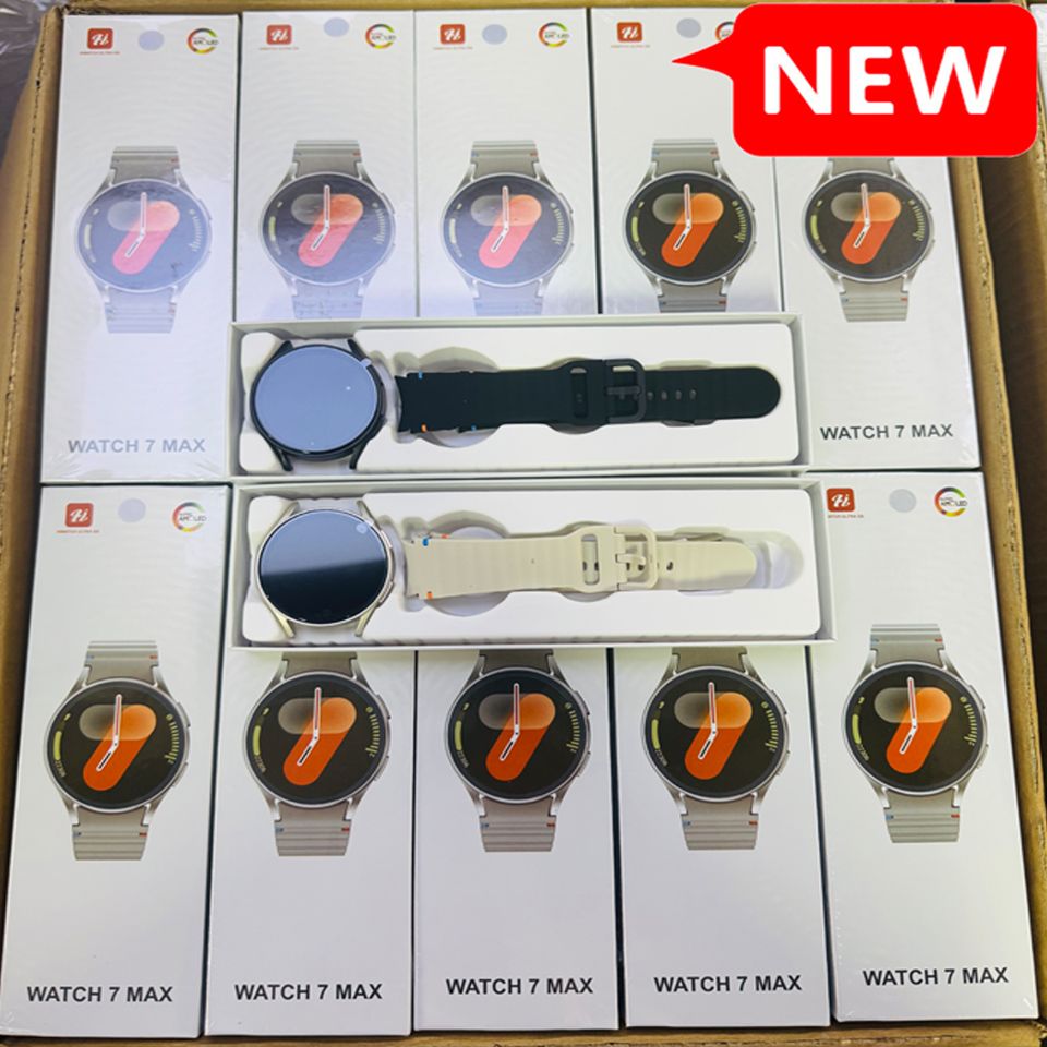 For Samsung Galaxy Watch 7 Max Smart Watch 40mm AMOLED HD Screen GPS Sports Bluetooth Call Fitness Tracker Heart Rate SmartWatch