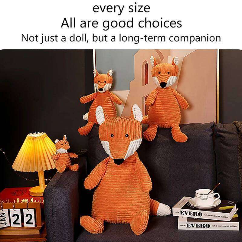 Hidden Love Drama Fox Plushie Stuffed Zhao Lusi Sangzhi Cuddly Doll Plush Toys Peluche For Girl Birthday Gift Girly Present Y260128