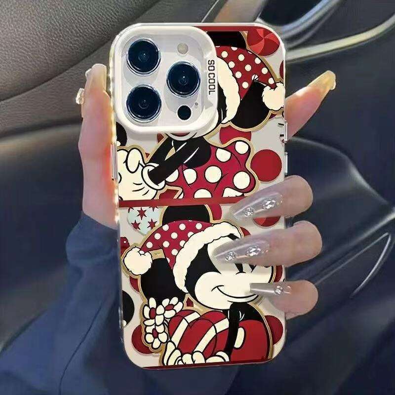 Christmas Mickey Compatible with Apple 17 Pro Max Phone iPhone 16 Vitality Case Japan and South Korea 15/14/13 S260128