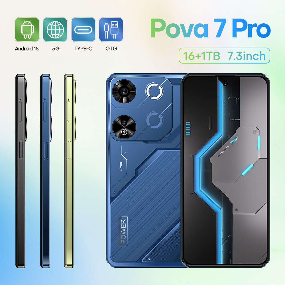 Famous Brand Cross Border Smartphone Pova Pro HD Large Screen Android Phone Hot Sale CKS