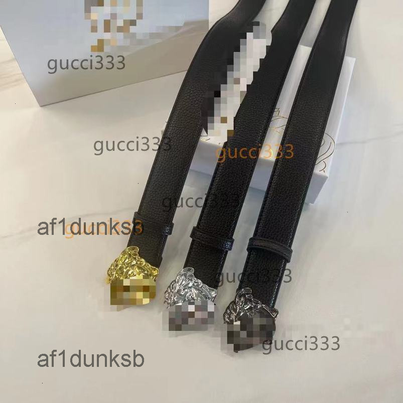 New designer men's and women's luxury belt made of pure steel, fashionable and classic casual style Versacely versace2 gghy B2K7 18LH