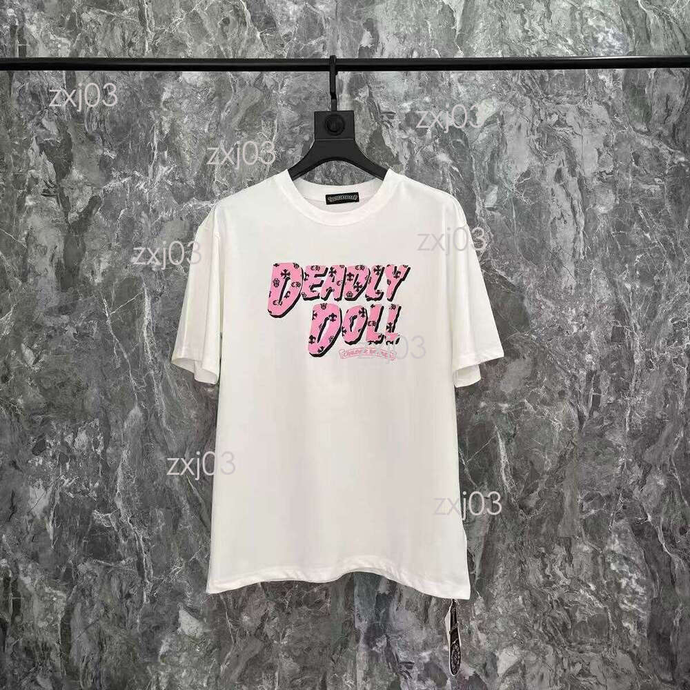 Chrome Womens Tshirt Deadly Doll Tank Top Luxury Designers Chrome Dress Tshirt Tight Pants Clothes Shirt For Women Tank High Quality Hoodie Cotton Chrome Shirts Cfe