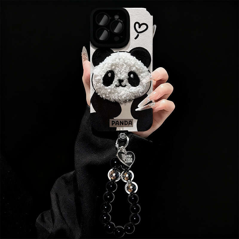 Hanhan Panda Compatible with iPhone 17 Simple 16 PRO/15 Phone Case Apple 14 Pro Max New 13 S260128 e55