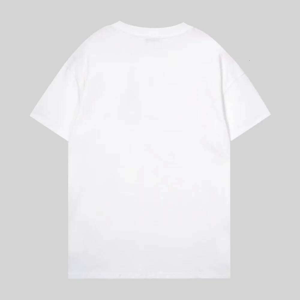 T High Quality Pure Cotton 2025 Trend Crew Neck T-shirt Short Sleeve Summer New Versatile Luxury Printed Casual Top Ins X260128