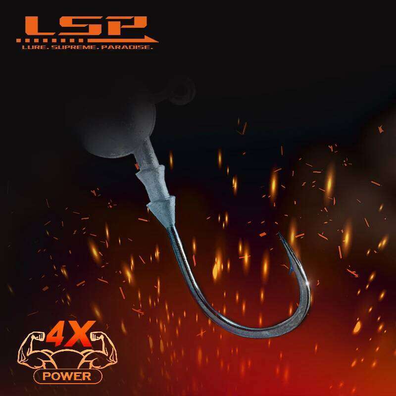 LSP 20pcs hook 3.5g 5g 7g 10g 14g Round Ball Jig Head Hook Weedless Fishhook Carbon Steel Fishing Accessories Z260128