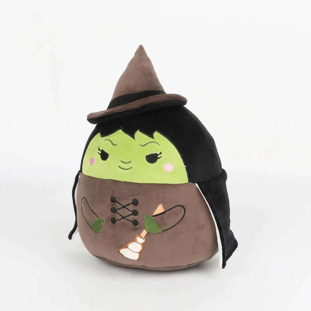 Cute Movie Characters Plush Pillow Lion Scarecrow Round Huggable Stuffed Dolls Super Soft Kawaii Anime Cushion Gift for Fans Y260128