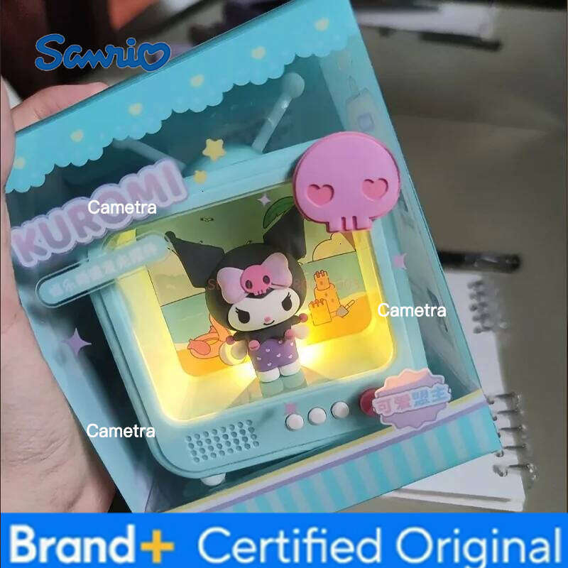 Sanrio Tv Nightlight Hello Kitty Cute Kuromi Cartoon Melody Creative Cinnamoroll Desktop Decoration Birthday Gift H260128