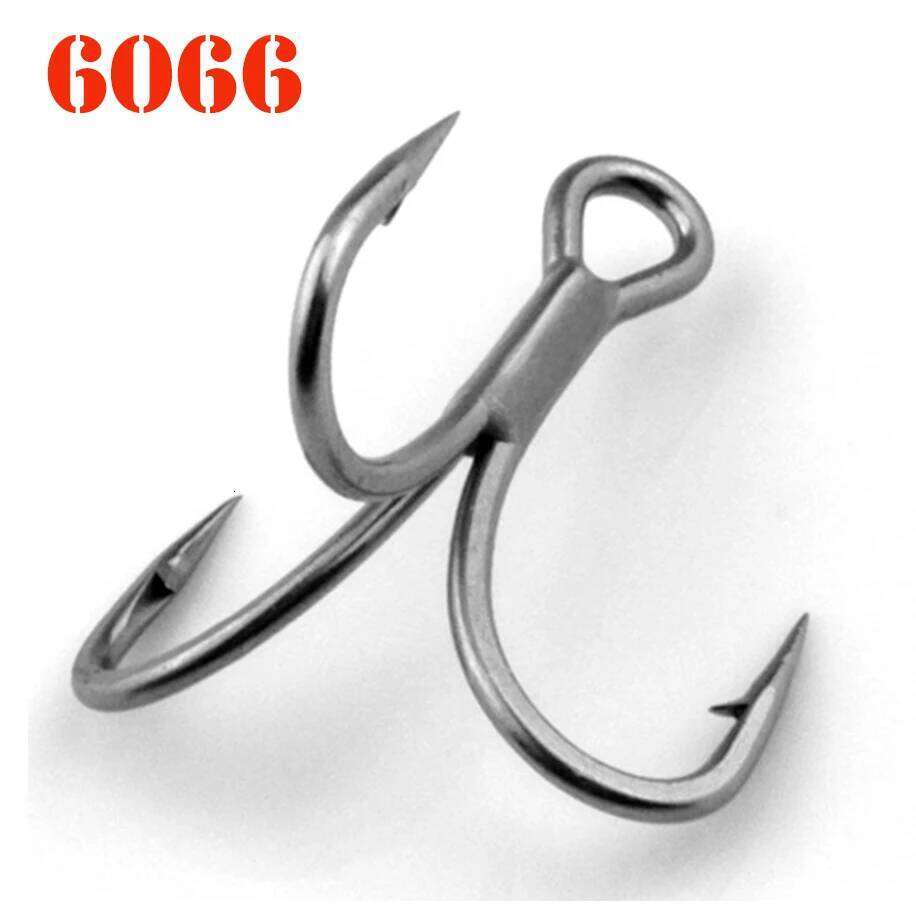 6066 New Anti-Rust Coating 3X Super Strong Sharp fishing hook High Carbon Steel Sea Hooks Saltwater Lure Fishhook size4-12 Z260128