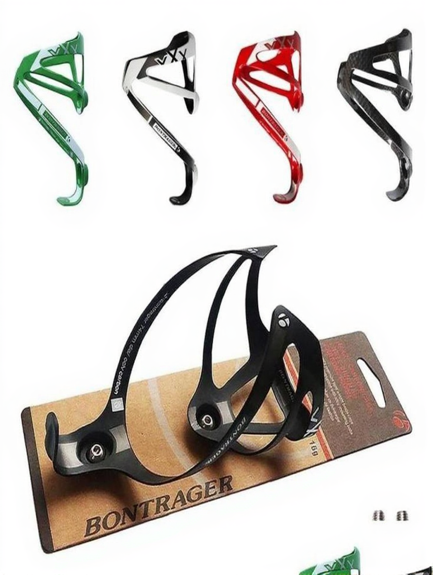 Water Bottles Cages Bicycle Accessories Cycling Sports Outdoors 2 Pcs S Fl Carbon Fibre Bottle Cage Holder With Package Matte Fi
