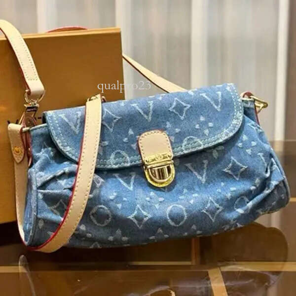 10A Designer denim bag louislies vuittion tote bag women SUNSET underarm handbag backpack lvslys bag go Shoulder bag crossbody bags 0ef