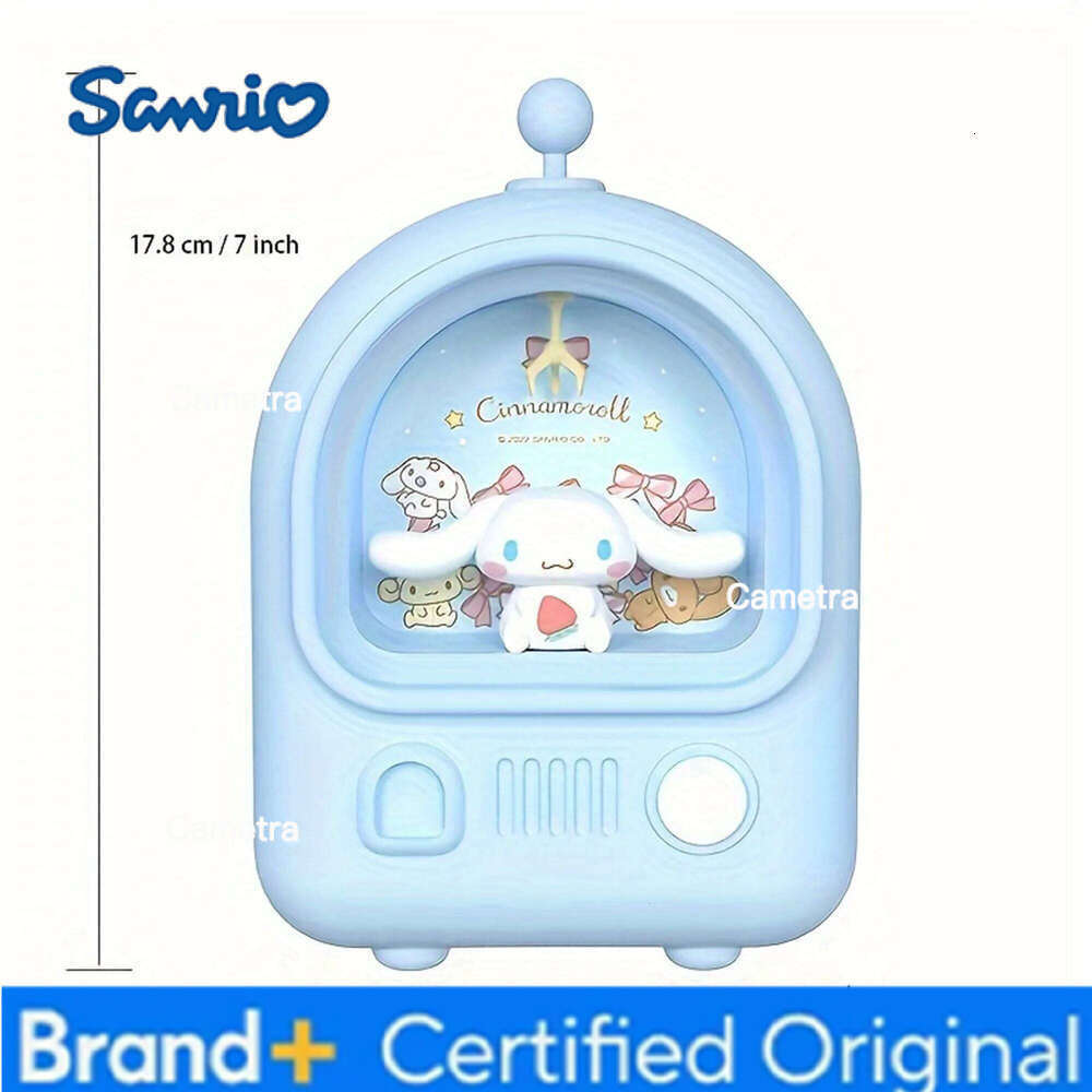 Sanrio Cinnamoroll Kawaii Cartoon USB Piggy Bank Night Light Bedside Bedroom Decor Girl's Best Birthday Gift, Children's Day H260128