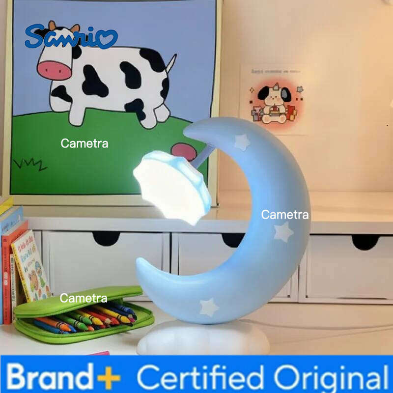 Sanrio Bedroom Night Light Table Cute Sleep Bedside Lighting for Kids Children Girls Birthday Gift Desktop Decor Ambient Lamp H260128