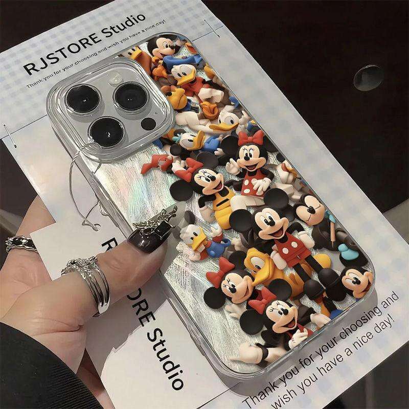 Mickey Minnie Tree Compatible with Apple 17PRO Phone iPhone 16PLUS Cute 15 Cartoon 14 Hard Case 13 S260128