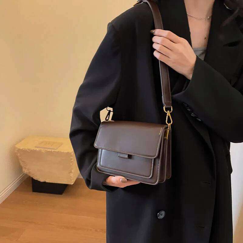 Sewing Thread Women's Shoulder Pu Hasp Ladies Crossbody Bags on Sale 2024 High Quality Free Shipping Bolsas Femininas XJ260129