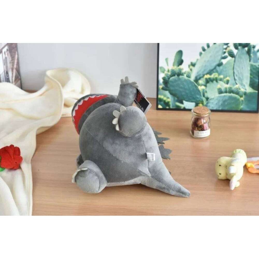 2024 New 20CM Q Version Godzilla hand puppet toy Toys Cute Soft Stuffed Pillow Dolls Sofa Decor Collection Gift Y260128