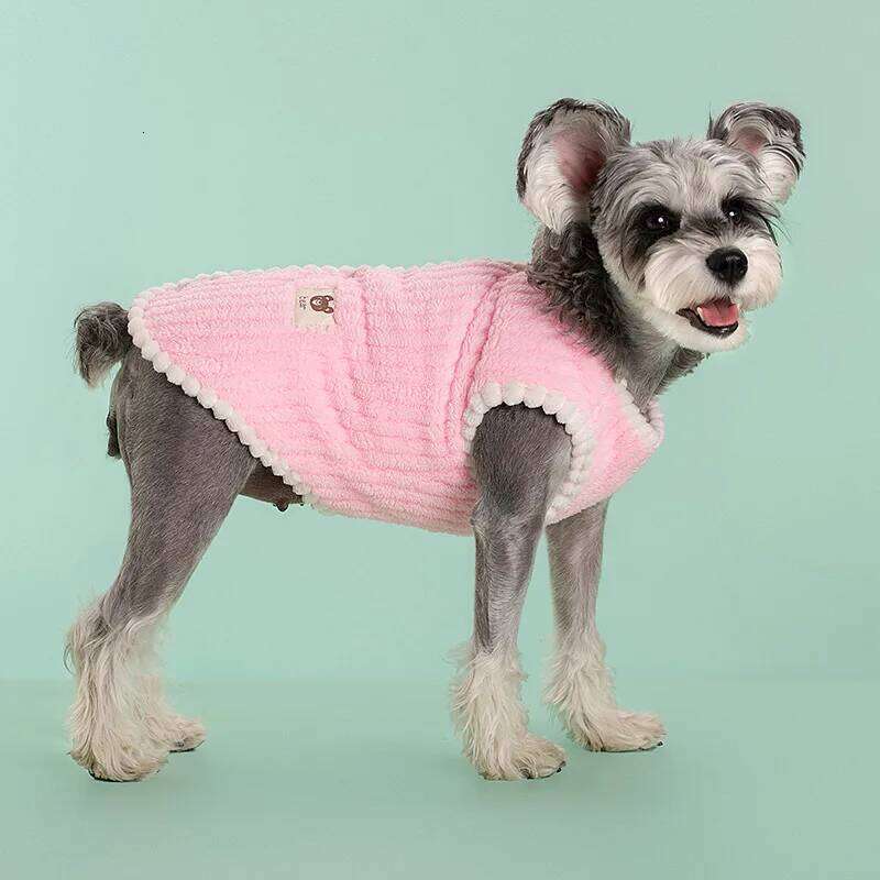 Soft Fleece Winter Warm Pet Clothes Cute Dog Coat Puppy Jacket for Small Dogs Cats French Bulldog Chihuahua Yorkies Costume MY03 XJ260127