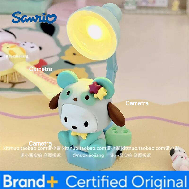 Sanrio Cartoon Kuromi Melody Pochacco Small Desktop Mini Table Night Desk Decorative For Girl Birthday Gift Lamp Diy H26012811