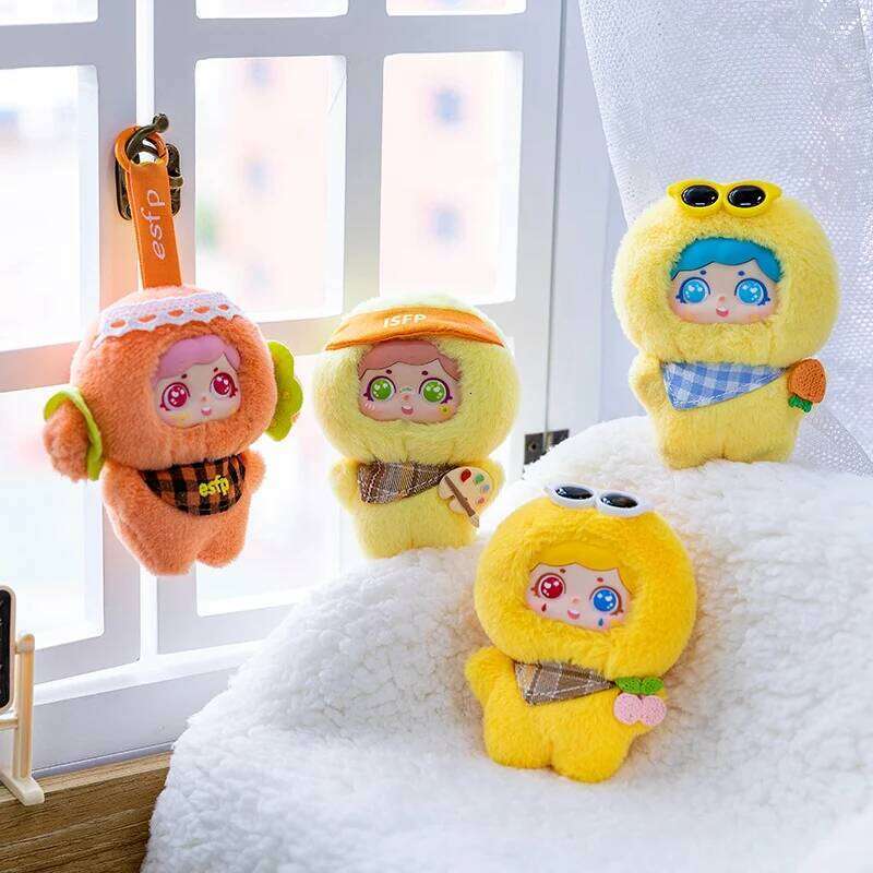 Kawaii Exquisite Lovely Vinyl Face Plush Personality Test Doll MBTI Toys Birthday Christmas Gift for Kids Y260128