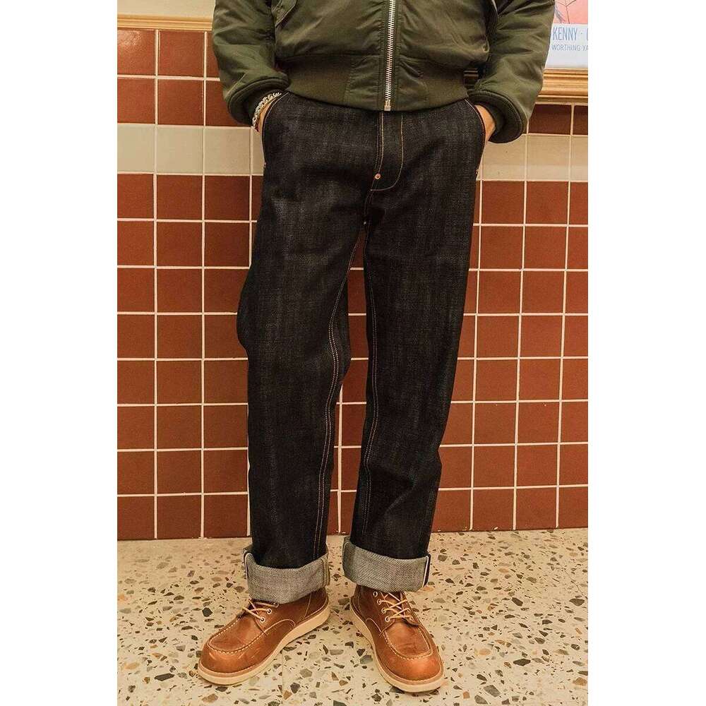 Red Tornado 18oz Selvedge Jeans Loose Straight Fit Heavyweight Raw Denim Pants C260128 - view 7