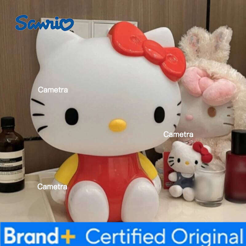 Sanrio Hello Kitty LED Night Light Cartoon Home Decor 220V Plug-in Bedroom Lamp H260128