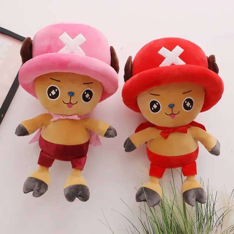 4 styles One Piece Anime Figure Tony Chopper 35cm Stuffed Plush Doll Bedroom Decoration For Kid Xmas Gift Toy Y260128
