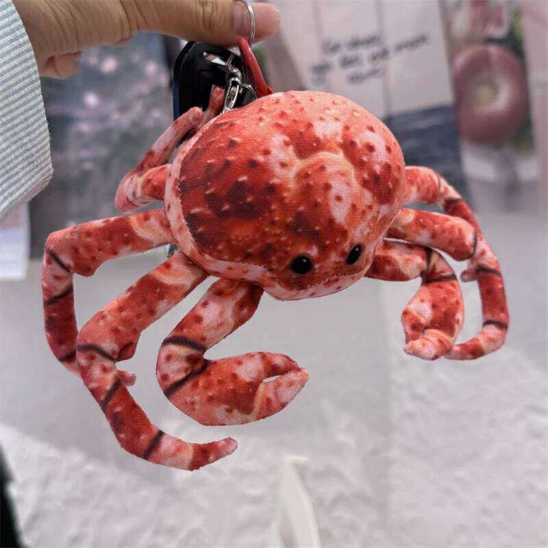 Cute Simulation Marine Animal Plush Toys Huge King Crab Toy Christmas Birthday Gifts for Kid Sleeping Pillow Y260128