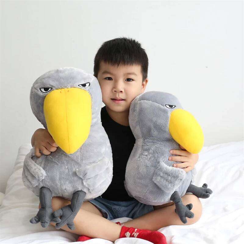 35/45cm Gray Bird Toy Cute Stuffed Animal Plush Toys Fashion Korean Style Plushies Photo Props Soft Birthday Gifts For Kids Girl Y260128