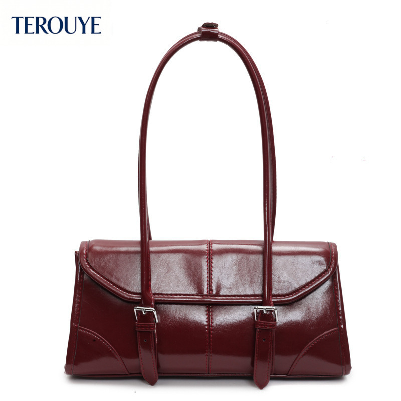 TEROUYE Autumn/Winter New French Style Retro One Shoulder bag Underarm Bag Fashionable Light Luxury Trendy Style