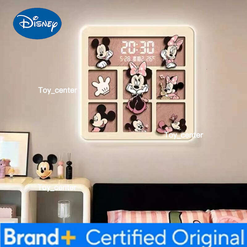 Disney Home Painting Creative Cartoon Children Dining Room Decor Clock Modern Design Wall Watch H260128