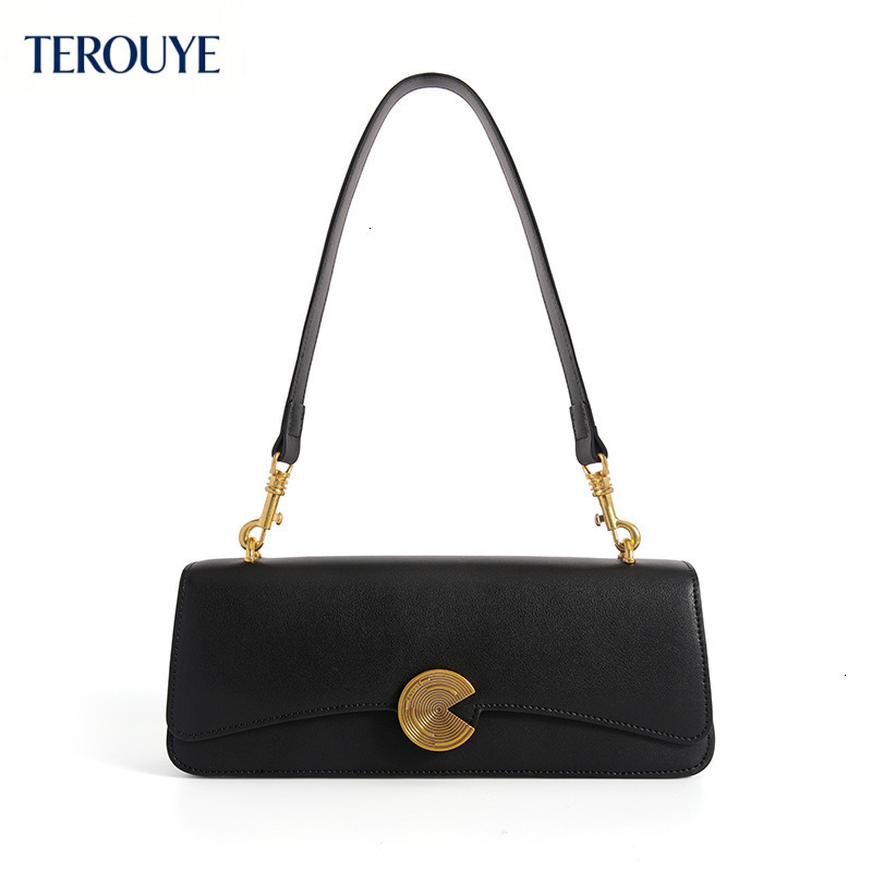 TEROUYE Autumn/Winter New bag French Underarm Bag Made of Exquisite Rectangular Leather Material, Light Luxury bag and Atmospheric Style