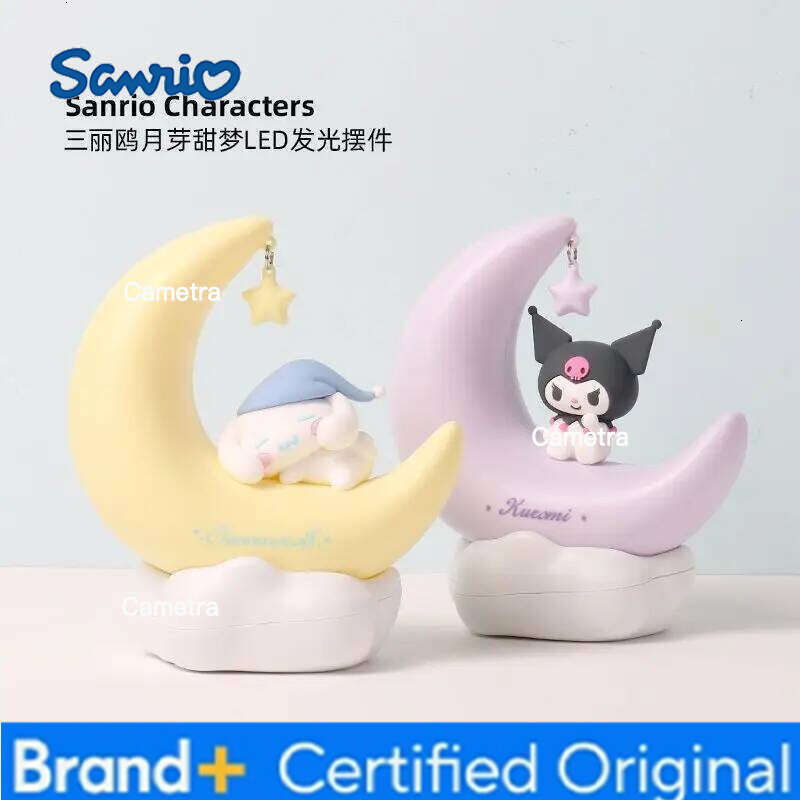 Sanrio kuromi luminous ornament cartoon cute, creative and exquisite, bedroom decoration atmosphere night light, girl gift H260128