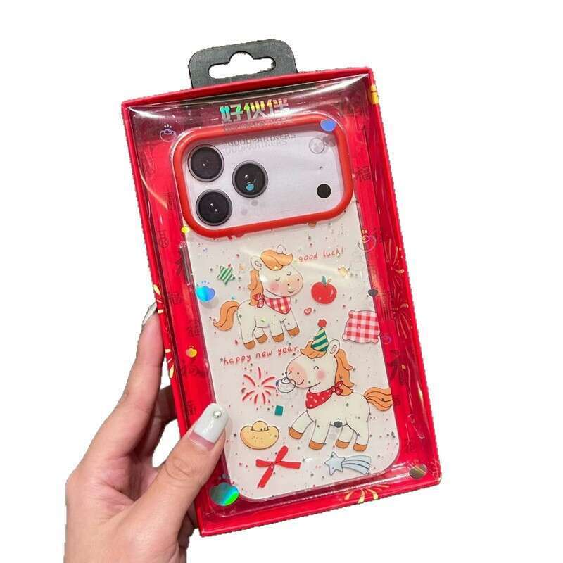 Fortune New Year for Huawei P80Pro/+ Phone Case Glitter Cartoon Text MATE80 Protective Cover S260128