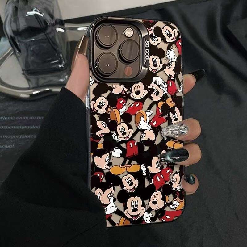 Full Screen Little Mickey Compatible with Apple 15 Max Phone Case iPhone 16 Cartoon 14 Pro Cute 17 New S260128