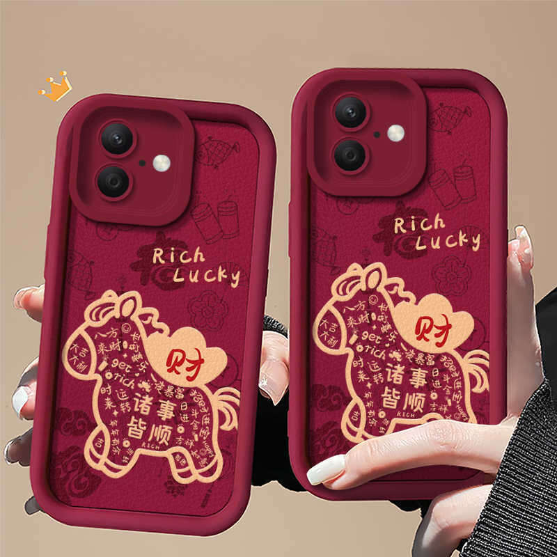 Everything Goes Well for OPPO A6PRO Phone Case Luxury VIVO Sky Eye Sheepskin X300 Cartoon Wrist Strap S260128
