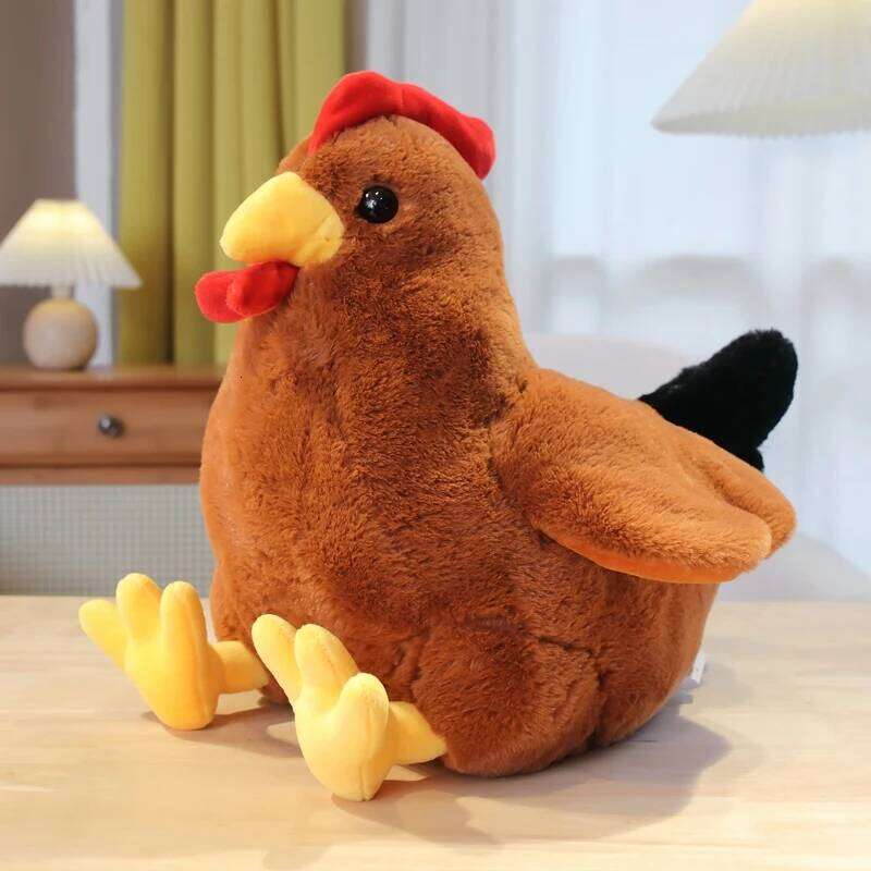 Plush toy chicken cute hen ragdoll girl pillow big chick children's day gift doll Y260128