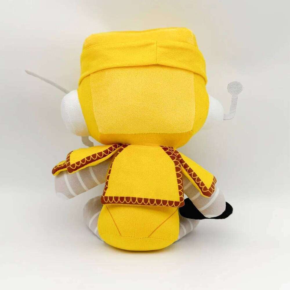 Yellow Robot Something Evil Will Happen Merchandise Plush Toys Kids Game Fan Halloween Christmas Gift Home Decor Funny Doll Y260128