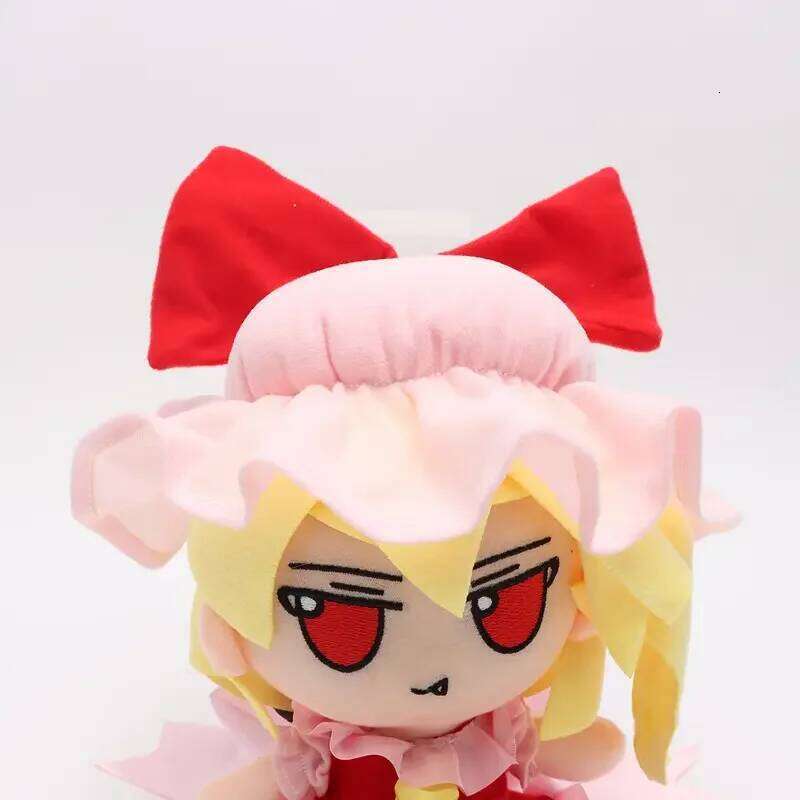 20cm Touhou Toys Lovely Plush fumofumo TouHou Project Flandre Stuffed Doll Collectible Birthday Christmas Gift Y260128