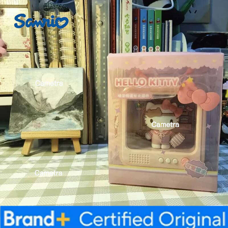 Sanrio Tv Nightlight Hello Kitty Cute Kuromi Cartoon Melody Creative Cinnamoroll Desktop Decoration Birthday Gift H260128