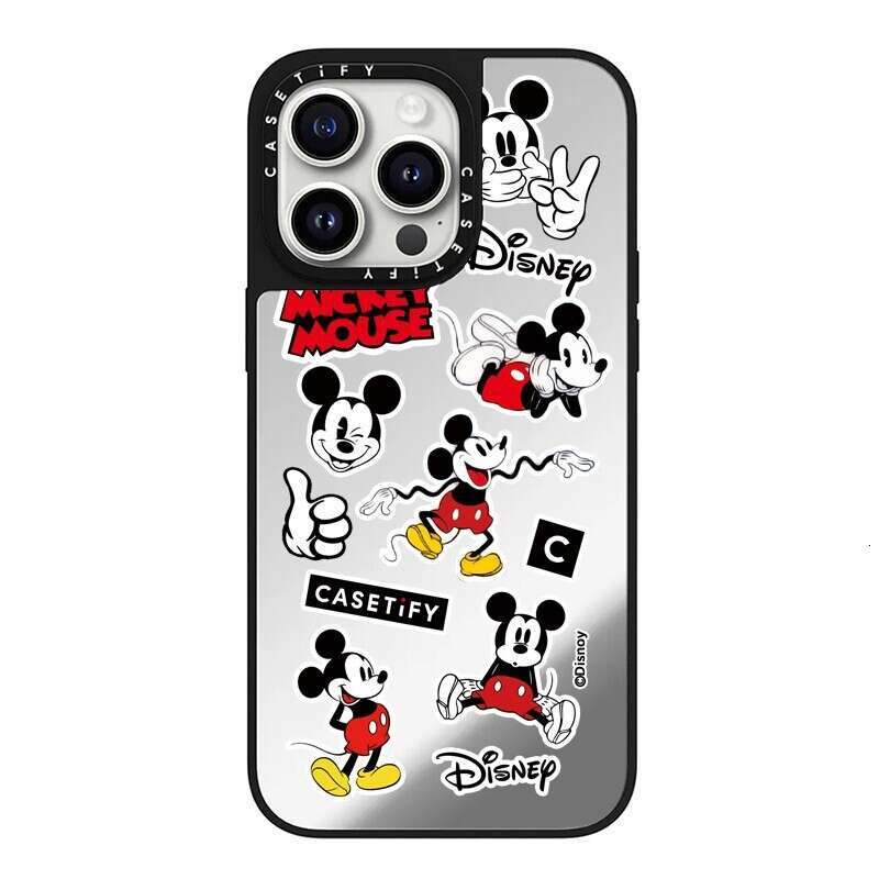 CASETi Mickey Snow White Compatible with iPhone 16 Apple 15 Pro Phone Case Cartoon 14 Shockproof S260128