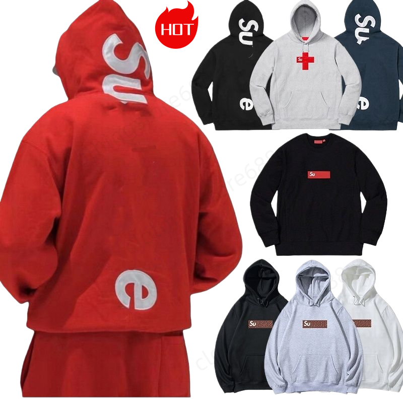 designer mens hoodie supremely hoode sweatshirt tech fleece Hoodie mens red brand for women letter print sleeves Sweatshirt streetwear graphic sport hoodie
