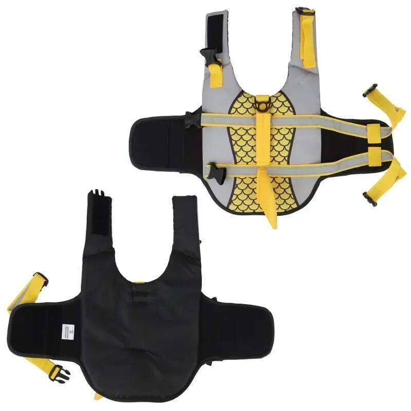 Shark Life Jacket Enhanced Buoyancy Small Dogs Swimming Clothes Safety Vest with Handle for Medium Large Dog Surfing Costume XJ260127
