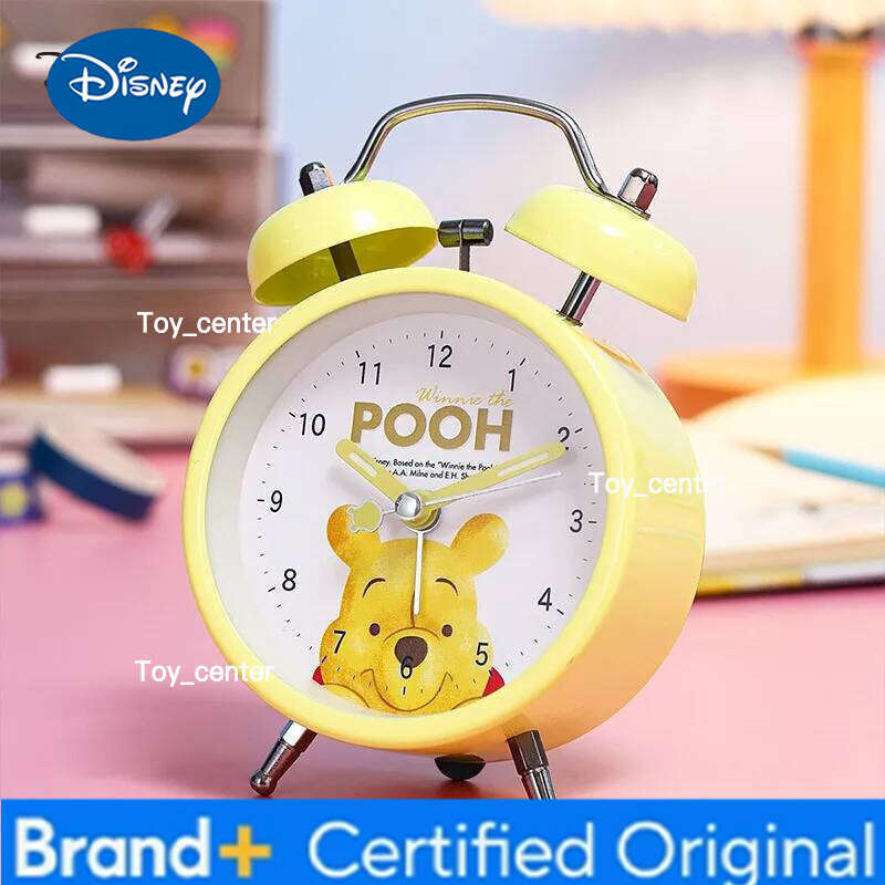 Disney For Children Alarm Clock Duck Donald Stitch Pooh The Winnie Lotso Cartoon Student Boy Girl Kid Cute Quartz Strike Beep H260128