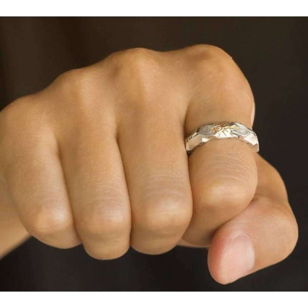 Adjustable Wishing Stone Totem Ring, Stainless Steel Punk Jewelry for Women Men, Comfort Fit Daily Wear Gift Idea XJ260127