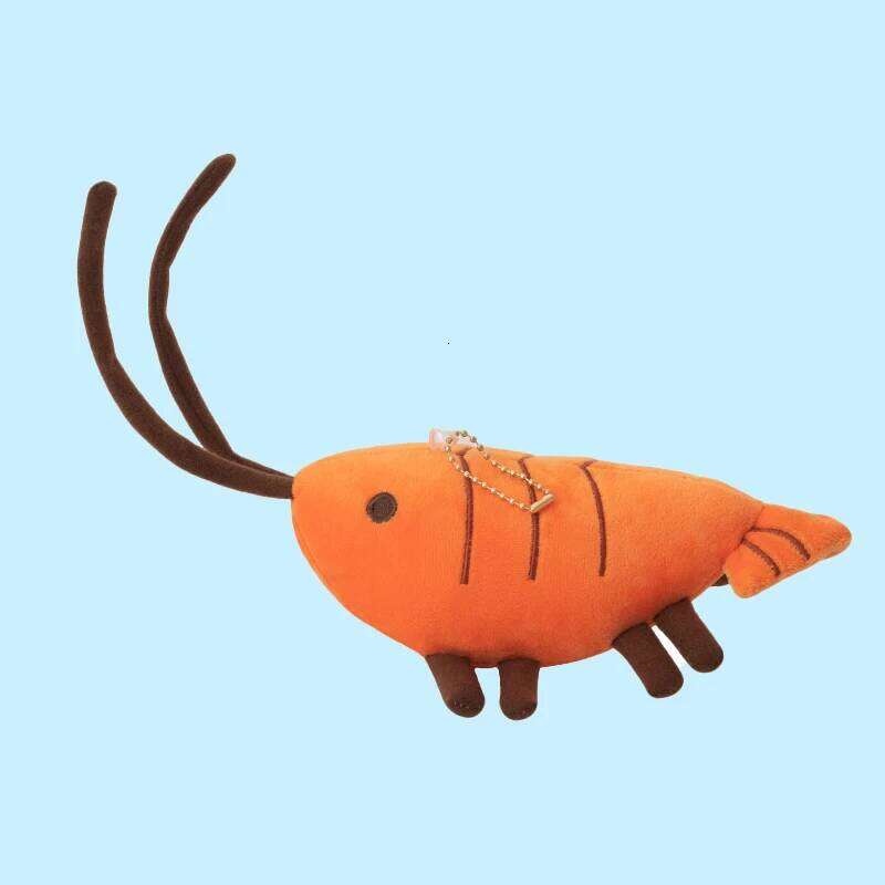 Lovely Ebi-chan Shrimp Hololive Gawr Gura Dino Plush Pendant Creative Cute Doll Birthday Gift Y260128