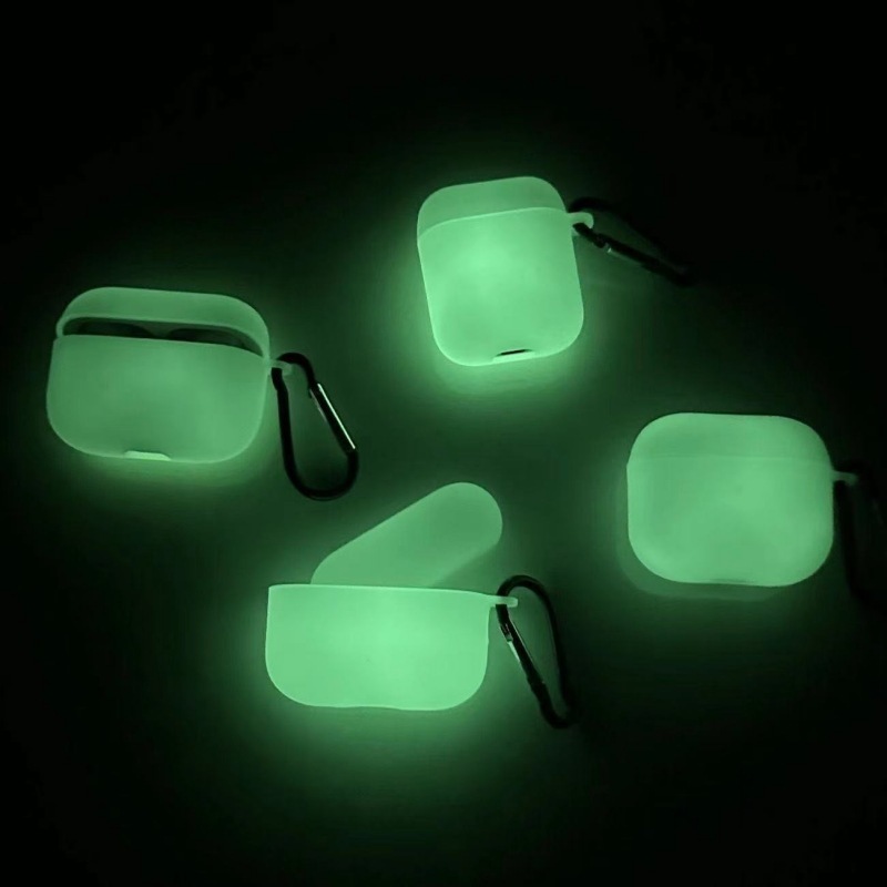 Luminous AirPods 2 Fluorescent Apple Earphone Pro 3 Bluetooth Protective Cover TPU Matte Soft Case