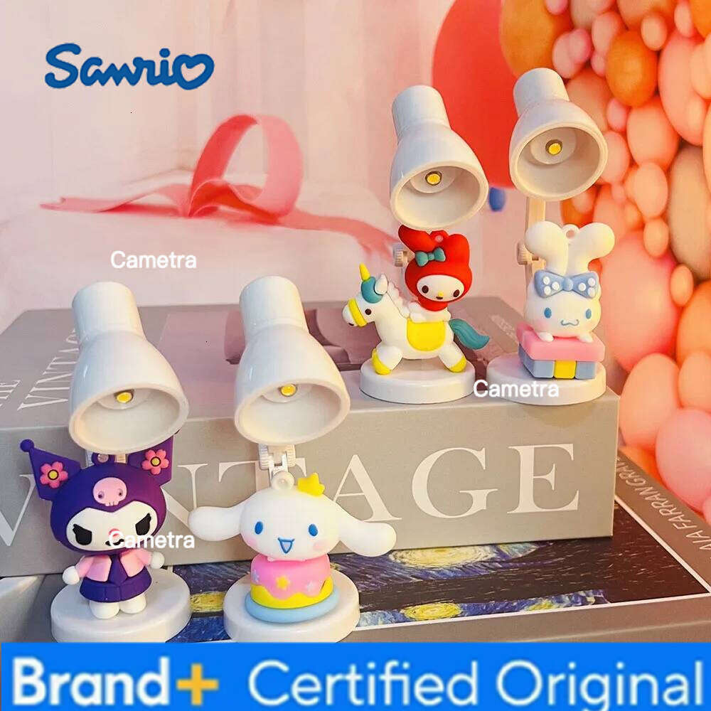 Sanrio Cartoon Table Kuromi Melody Small Desktop Mini Night Desk Decorative for Lamp Girl Birthday Gifts H260128