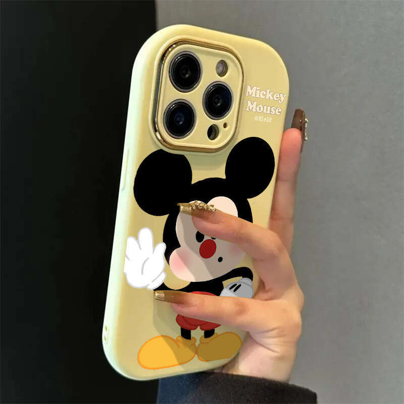Hello Mickey Compatible with Apple 17 Pro Max Precision Hole Plus-size Phone Case iPhone 16/15/14/13 New S260128