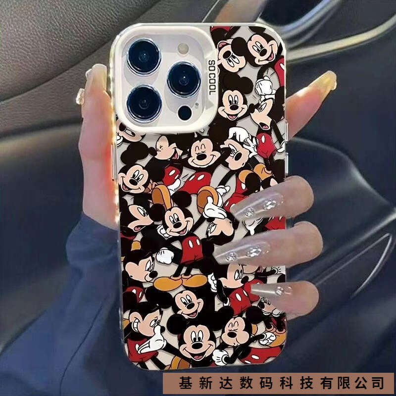 Full Screen Little Mickey Compatible with Apple 15 Max Phone Case iPhone 16 Cartoon 14 Pro Cute 13 New S260128