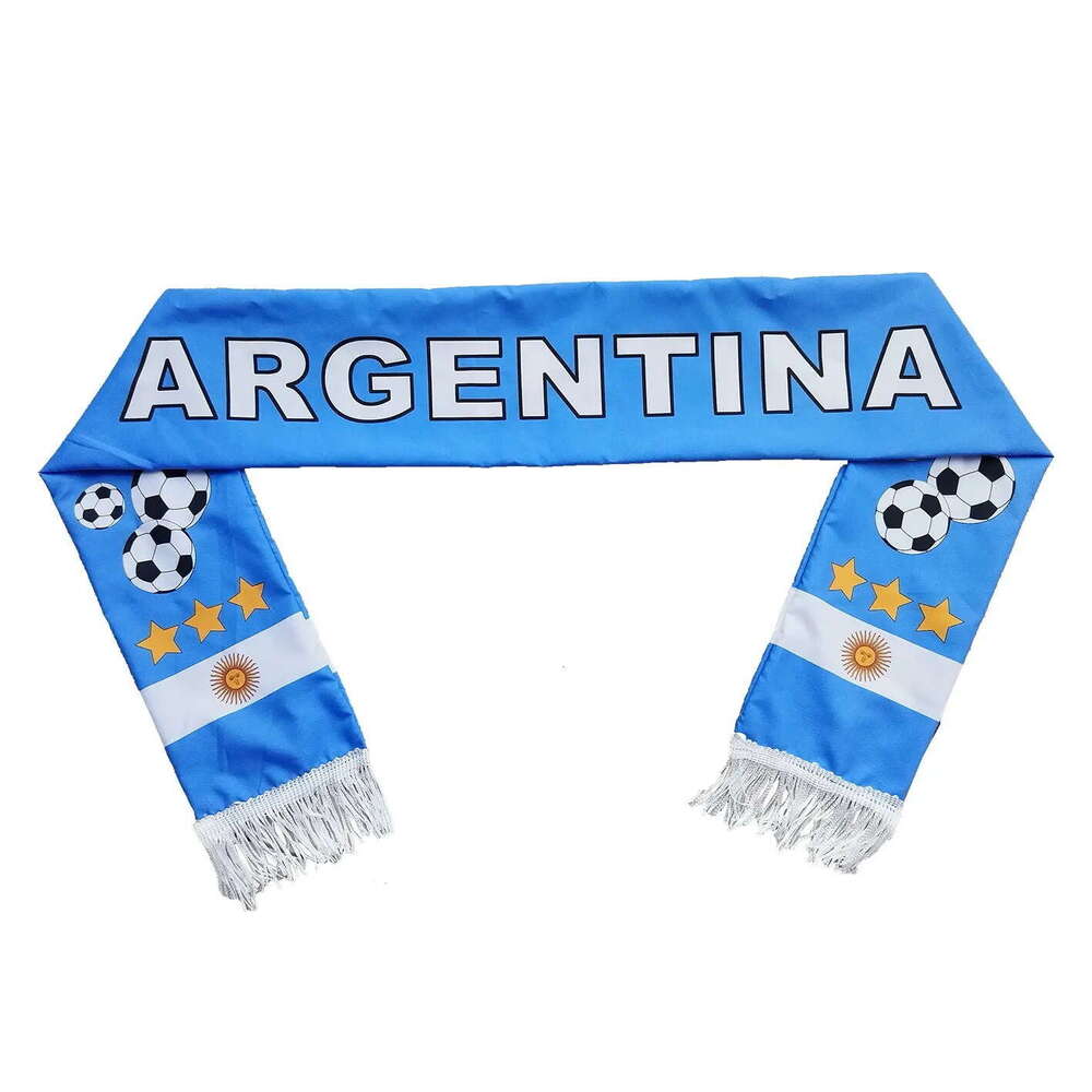 USA Canada Mexico 2026 World Cup Argentina Cheering Props Hand-Waving Fan Scarf Mirror Cover Car Flag